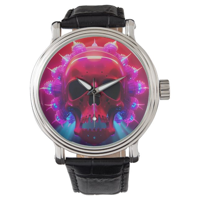 Montre Rêves du crâne électrique (devant)