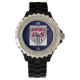Montre Rhinestone USA Soccer