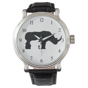 Montre Rhino noir et blanc