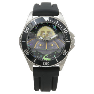 Montre RICK ET MORTY™ Graphique de vol spatial illust