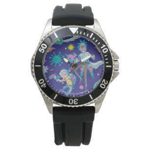 Montre RICK ET MORTY™ Parmi les Motifs de cellules in