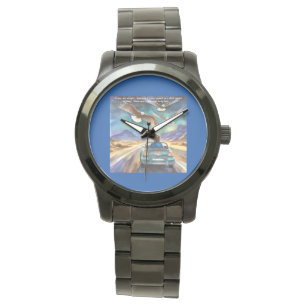 Montre Rick London Conduisant Dans Le Noir Bande Dessinée