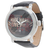 Montre ride hard live wild (Incliné)
