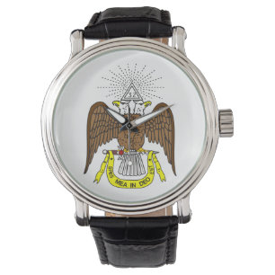 Montre Rite écossais, maçonnique, franc-maçon, 32 degr