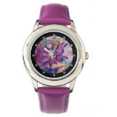 MONTRE ROBE ROSE MUSICALE (devant)