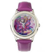 MONTRE ROBE ROSE MUSICALE (devant)