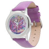 MONTRE ROBE ROSE MUSICALE (Incliné)
