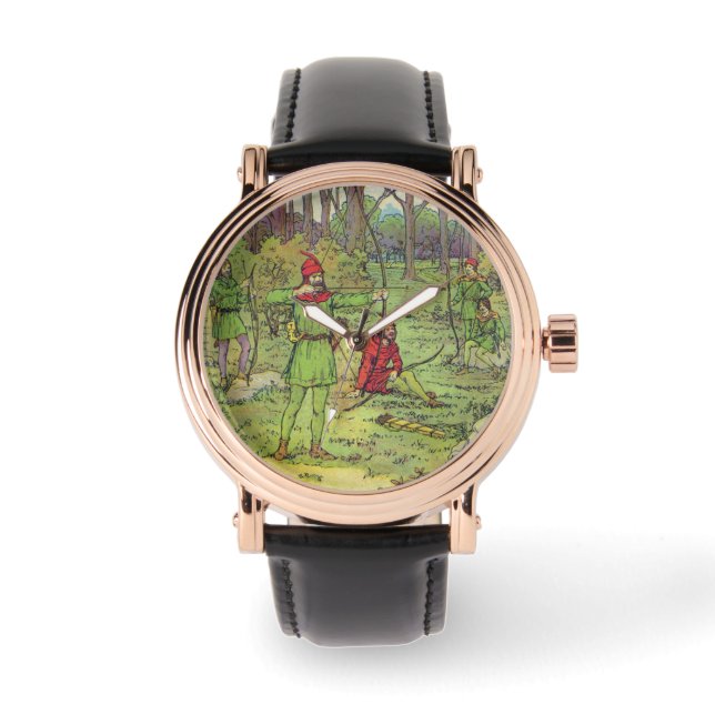 Montre Robin des Bois dans la forêt  (Recto)