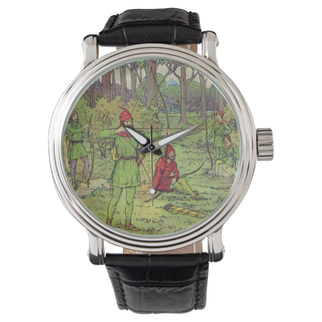 Montre Robin Des Bois Dans La Forêt (devant)