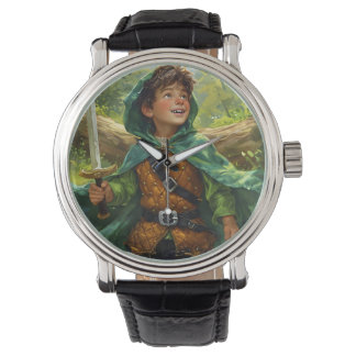 Montre Robin des Bois représenté comme un enfant