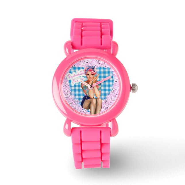Montre Rockabilly Kitten (Recto)