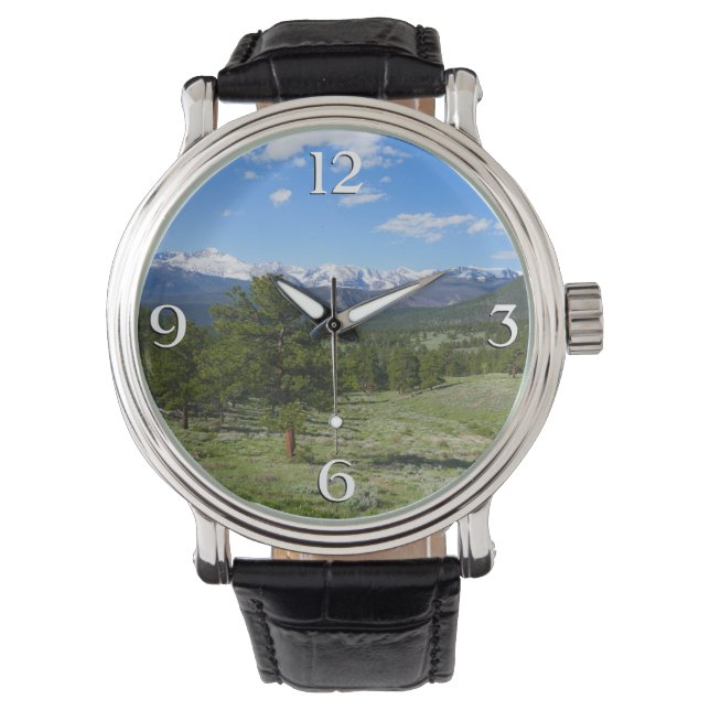 Montre Rocky Mountain View Paysage Pittoresque (devant)