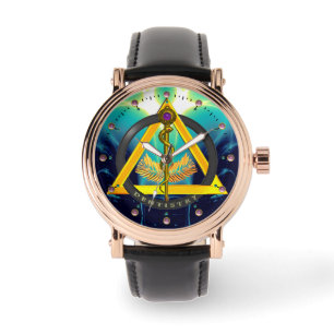 Montre RODE DU SYMBOLE DE DENTISSE ASCLEPIUS, Turquoise