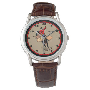 Montre Rodeo Cowboy Bull Rider Personnalisé