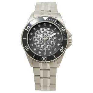 Montre ronde de la saison de football
