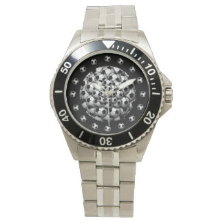 Montre ronde de la saison de football