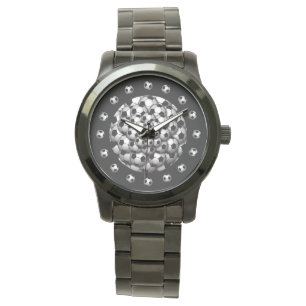 Montre ronde de la saison de football