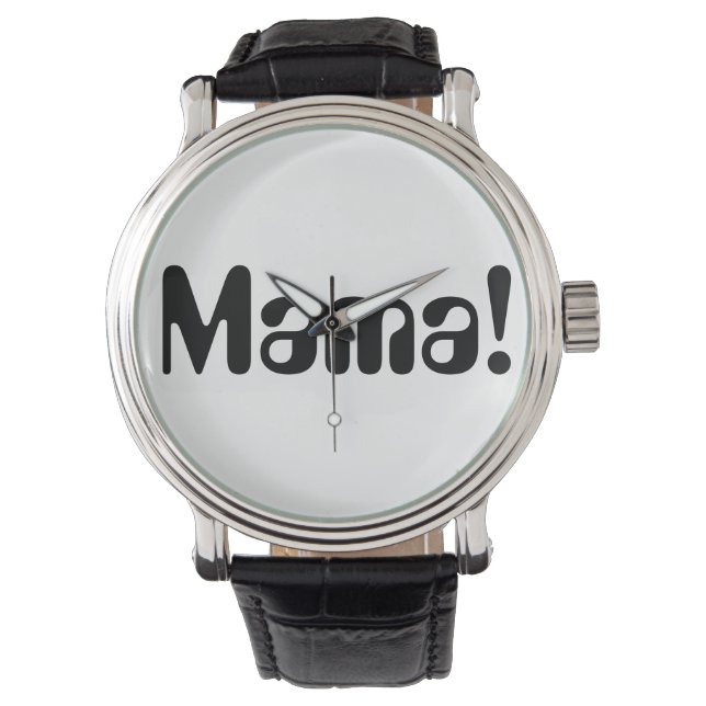 Montre ronde pour votre maman (devant)