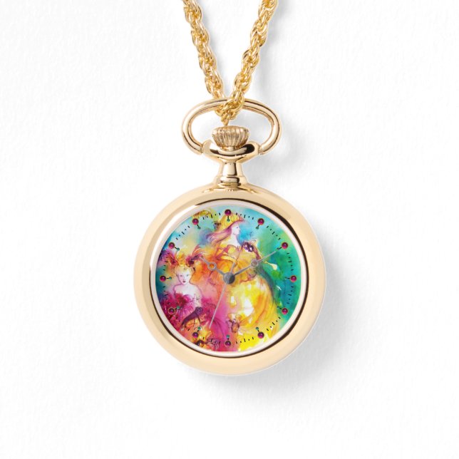 Montre RONDO EN LAGON / Bal mascarade vénitienne (Recto)