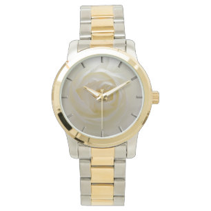 Montre Rose blanche Montres poignet Rose romantiqu