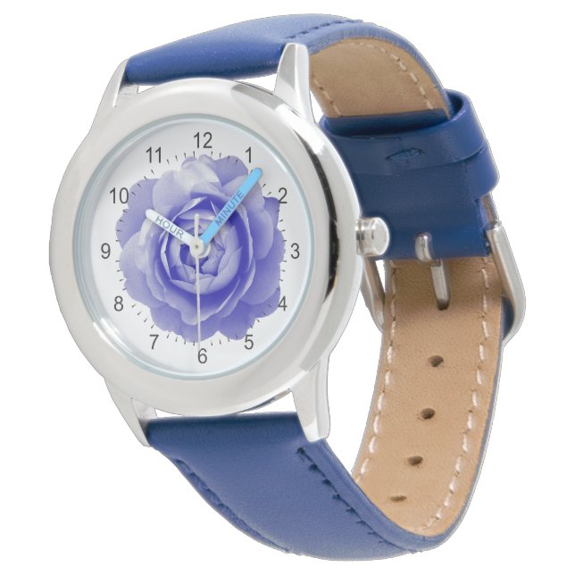 Montre Rose bleu (Incliné)