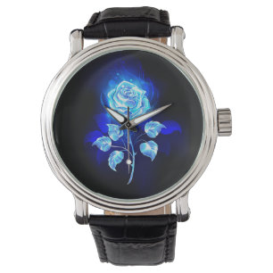 Montre Rose bleu brûlant