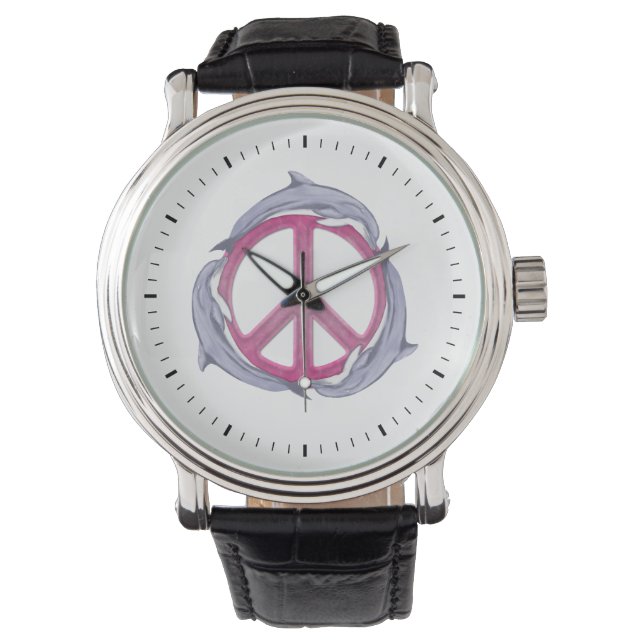 Montre Rose de paix de dauphin (devant)