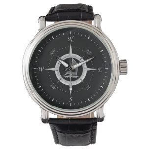 Montre Rose de voilier et de boussole