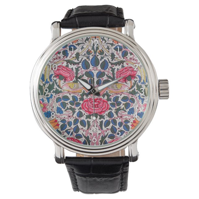 Montre Rose et Bird, William Morris (devant)