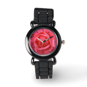 Montre Rose Rouge Montres Romantique Rose Rose Mon
