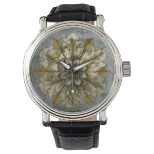 Montre Rosette décorative de Demask sur l'arrière - plan