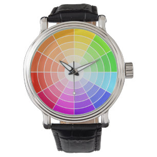 Montre Roue couleur arc-en-ciel