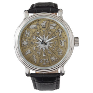 Montre Roue en laiton Zodiac