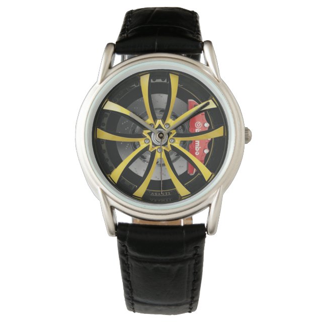 Montre Roue Rims Racing CX530 Jaune noir (devant)