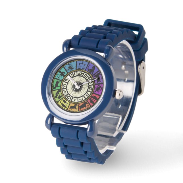 Montre Roue vintage Zodiac (Angle)