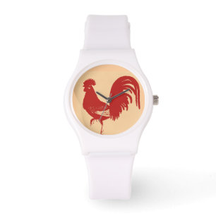 Montre rouge