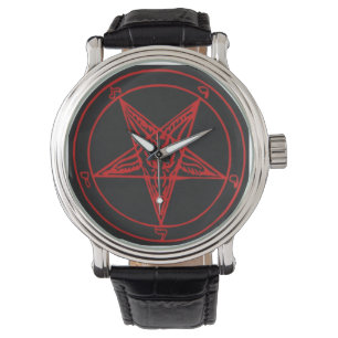Montre rouge de Baphomet