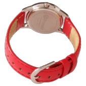 Montre Rouge Muscle Car Classique (Dos)