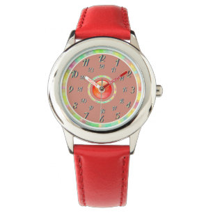 Montre rouge Tawny-Orange