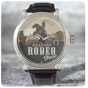 Montre Roundup Cowboy Rodeo Show Personalized