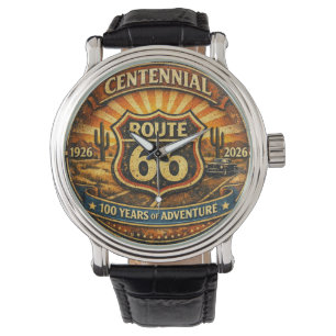 Montre Route 66 Centenaire de la Route du Désert Vintage