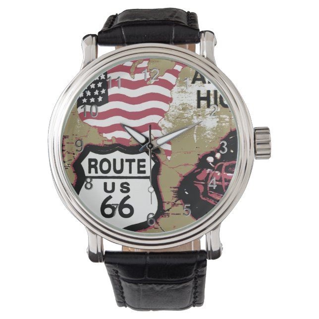 Montre Route 66 vintage (devant)
