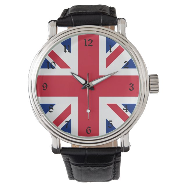 Montre Royaume-Uni Union Jack Drapeau des colonies britan (devant)