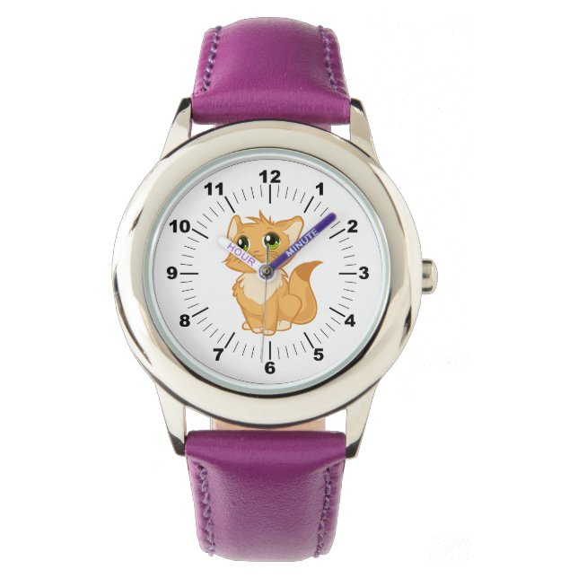 Montre Ruban mou ajustable pour enfant (devant)