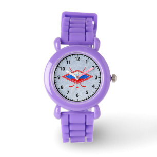 Montre russe de logo de hockey sur glace