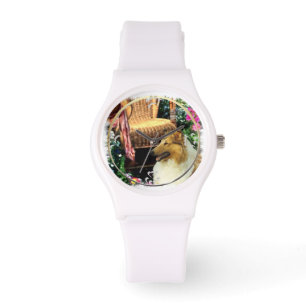 Montre Sable Rough Collie Art