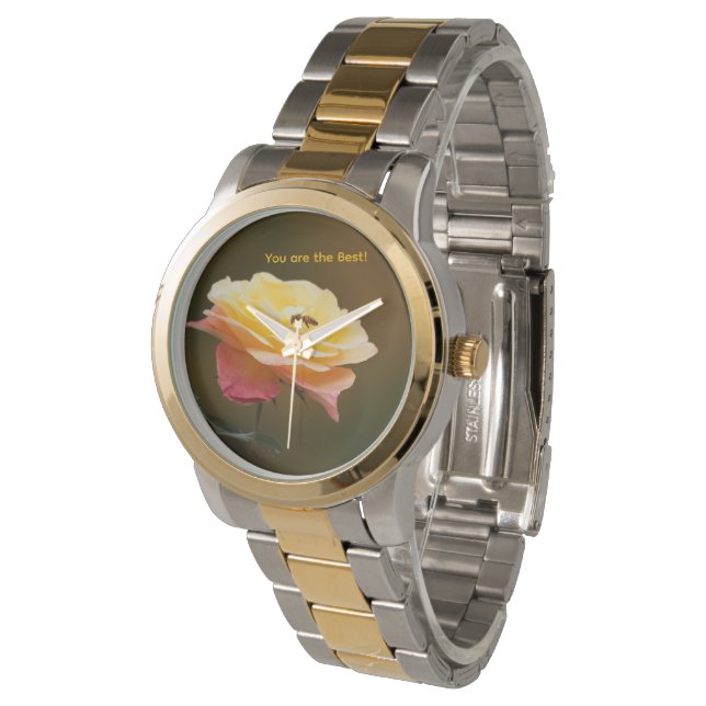Montre Sac Rose et Abeille (Incliné)