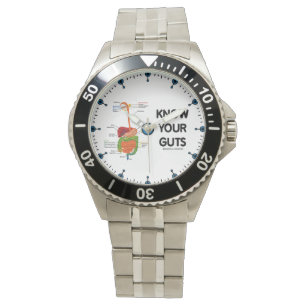 Montre Sachez votre humour de geek d'appareil digestif