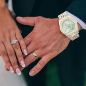 Montre Sage Green Groom Classic | Personalized Wedding