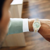 Montre Sage Green Groom Classic | Personalized Wedding